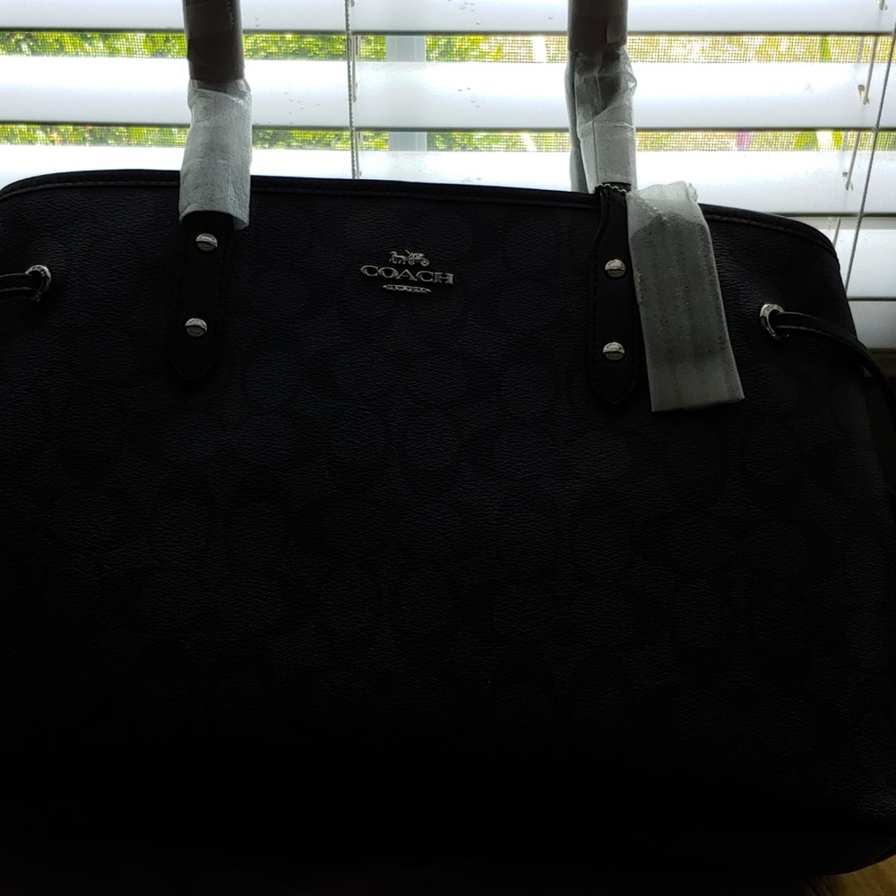 Coach drawstring carryall